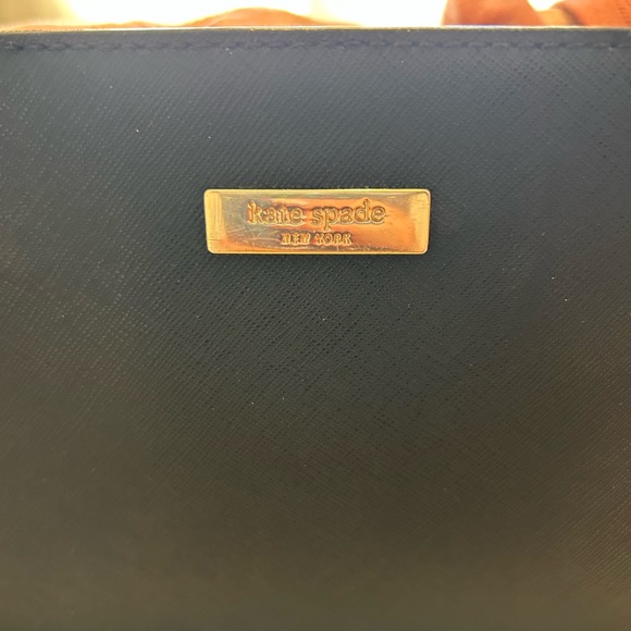 Black Kate Spade Tote 10 x 15 - Picture 3 of 4